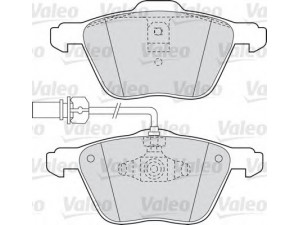 VALEO 598565 stabdžių trinkelių rinkinys, diskinis stabdys 
 Techninės priežiūros dalys -> Papildomas remontas
1133446, 7M3698151A, 7M3698151A