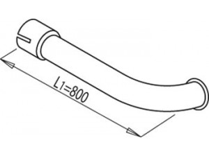 DINEX 68645 išleidimo kolektorius 
 Išmetimo sistema -> Išmetimo vamzdžiai
374113
