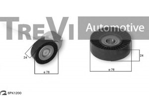 TREVI AUTOMOTIVE KA1191 V formos rumbuotas diržas, komplektas 
 Techninės priežiūros dalys -> Techninės priežiūros intervalai