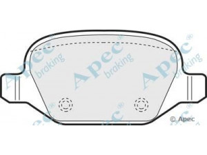 APEC braking PAD1209 stabdžių trinkelių rinkinys, diskinis stabdys 
 Techninės priežiūros dalys -> Papildomas remontas
77362276, 77362675, 77363341, 77364920