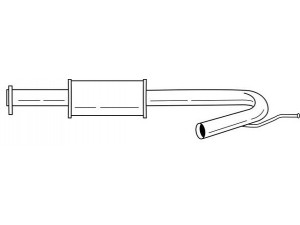 AKS DASIS SG11415 vidurinis duslintuvas