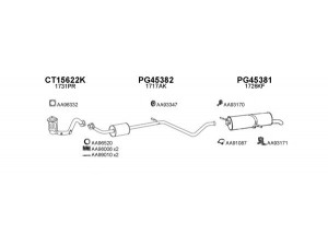 VENEPORTE 450658 išmetimo sistema 
 Išmetimo sistema -> Išmetimo sistema, visa