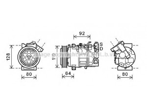AVA QUALITY COOLING RTK492 kompresorius, oro kondicionierius 
 Oro kondicionavimas -> Kompresorius/dalys
8200956574