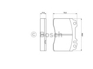 BOSCH 0 986 460 966 stabdžių trinkelių rinkinys, diskinis stabdys 
 Techninės priežiūros dalys -> Papildomas remontas
001 420 94 20, 001 420 98 20, 002 420 15 20