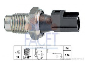 FACET 7.0148 alyvos slėgio jungiklis 
 Variklis -> Variklio elektra
1U5T-9278-BA, 3 027 948, 4 103 736
