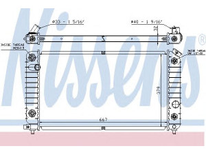 NISSENS 60915 radiatorius, variklio aušinimas 
 Aušinimo sistema -> Radiatorius/alyvos aušintuvas -> Radiatorius/dalys
52462546, 52462547, 52462549