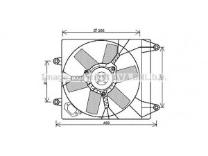 AVA QUALITY COOLING FT7552 ventiliatorius, radiatoriaus 
 Aušinimo sistema -> Oro aušinimas
5965316