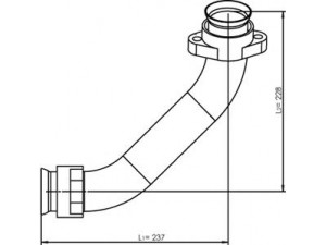 DINEX 53174 išleidimo kolektorius 
 Išmetimo sistema -> Išmetimo vamzdžiai
541.140.1503, 541.140.1903, 541.140.2503