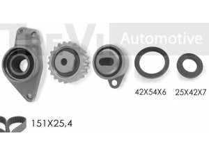 TREVI AUTOMOTIVE KD1018S paskirstymo diržo komplektas 
 Techninės priežiūros dalys -> Papildomas remontas