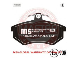 MASTER-SPORT 13046029572N-SET-MS stabdžių trinkelių rinkinys, diskinis stabdys 
 Techninės priežiūros dalys -> Papildomas remontas
357 698 151 A, 357 698 151 A, 357 698 151 D