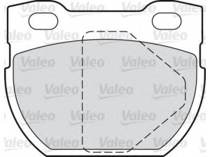 VALEO 598762 stabdžių trinkelių rinkinys, diskinis stabdys 
 Techninės priežiūros dalys -> Papildomas remontas
SFP000160, SFP000280, STC1601