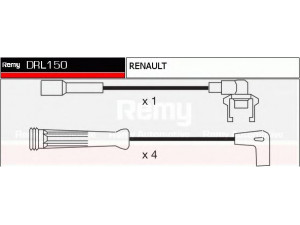 DELCO REMY DRL150 uždegimo laido komplektas 
 Kibirkšties / kaitinamasis uždegimas -> Uždegimo laidai/jungtys
7700742835, 7700749517
