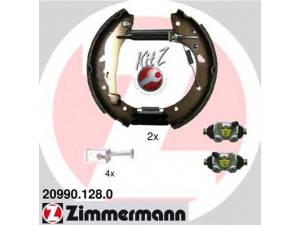 ZIMMERMANN 20990.128.0 stabdžių trinkelių komplektas 
 Techninės priežiūros dalys -> Papildomas remontas