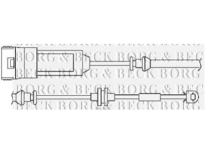 BORG & BECK BWL3016 įspėjimo kontaktas, stabdžių trinkelių susidėvėjimas
24427919, 6238230