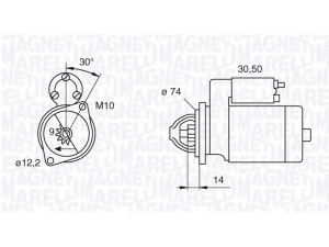 MAGNETI MARELLI 063280055010 starteris 
 Elektros įranga -> Starterio sistema -> Starteris
28100-21020, 28100-21030