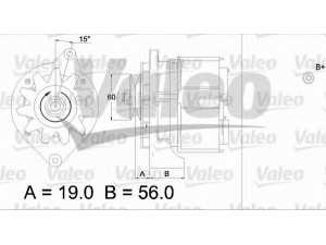VALEO 436299 kintamosios srovės generatorius 
 Elektros įranga -> Kint. sr. generatorius/dalys -> Kintamosios srovės generatorius
030903023, 036903017HX, 036903017L