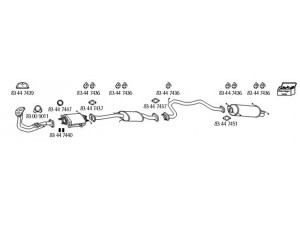 HJS Ma_153 išmetimo sistema 
 Išmetimo sistema -> Išmetimo sistema, visa