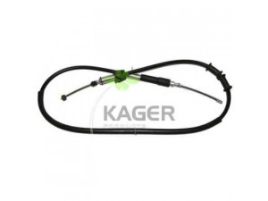 KAGER 19-6179 trosas, stovėjimo stabdys 
 Stabdžių sistema -> Valdymo svirtys/trosai
597701G300, 597701G300