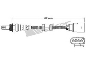 WALKER PRODUCTS 250-24994 lambda jutiklis 
 Išmetimo sistema -> Jutiklis/zondas
06E906265K, 4L0906262H, 03C 906 262 P