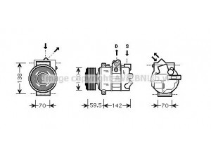 AVA QUALITY COOLING VWAK220 kompresorius, oro kondicionierius 
 Oro kondicionavimas -> Kompresorius/dalys
1K0820803E, 1K0820803F, 1K0820803G