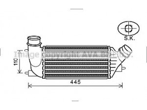 AVA QUALITY COOLING CN4270 tarpinis suslėgto oro aušintuvas, kompresorius 
 Variklis -> Oro tiekimas -> Įkrovos agregatas (turbo/superįkrova) -> Tarpinis suslėgto oro aušintuvas
0384P2, 14401098000, 0384P2