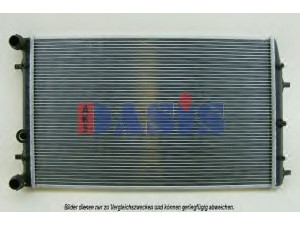 AKS DASIS 330005N radiatorius, variklio aušinimas 
 Aušinimo sistema -> Radiatorius/alyvos aušintuvas -> Radiatorius/dalys
6Q0121253AD
