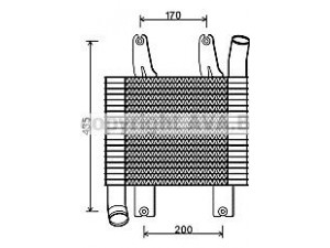 AVA QUALITY COOLING HY4230 tarpinis suslėgto oro aušintuvas, kompresorius 
 Variklis -> Oro tiekimas -> Įkrovos agregatas (turbo/superįkrova) -> Tarpinis suslėgto oro aušintuvas
281904X700