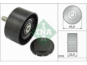 INA 532 0660 10 kreipiantysis skriemulys, V formos rumbuotas diržas 
 Diržinė pavara -> V formos rumbuotas diržas/komplektas -> Laisvasis/kreipiamasis skriemulys
11 28 7 589 361, 11 28 8 604 267