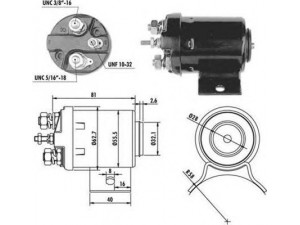 MAGNETI MARELLI 940113050077 solenoidinis jungiklis, starteris