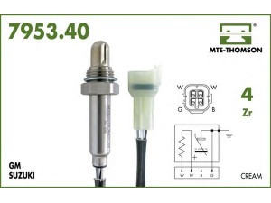 MTE-THOMSON 7953.40.033 lambda jutiklis 
 Išmetimo sistema -> Jutiklis/zondas
18213-65D10, 18213-65D30, 18213-65D31