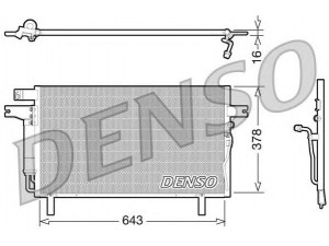 DENSO DCN46016 kondensatorius, oro kondicionierius 
 Oro kondicionavimas -> Kondensatorius
921004W011