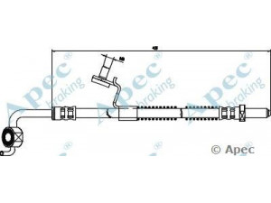 APEC braking HOS3005 stabdžių žarnelė 
 Stabdžių sistema -> Stabdžių žarnelės
6618202, 6618203, 6881661, 6941703
