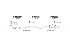 VENEPORTE 450349 išmetimo sistema 
 Išmetimo sistema -> Išmetimo sistema, visa