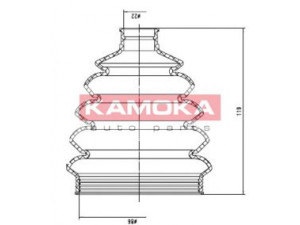 KAMOKA 1146680 gofruotoji membrana, kardaninis velenas 
 Ratų pavara -> Gofruotoji membrana