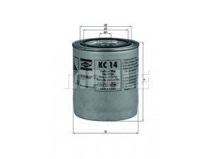 KNECHT KC 14 kuro filtras 
 Degalų tiekimo sistema -> Kuro filtras/korpusas
1901607, 4780270, 4780271, 68190213