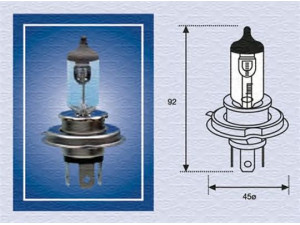 MAGNETI MARELLI 002156100000 lemputė, prožektorius; lemputė, priekinis žibintas; lemputė