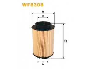 WIX FILTERS WF8308 kuro filtras 
 Techninės priežiūros dalys -> Papildomas remontas
1K0127177, 1K0127177A, 1K0127434