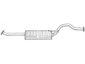 AKS DASIS SG37608 galinis duslintuvas 
 Išmetimo sistema -> Duslintuvas
MB651689