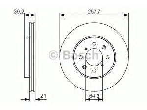 BOSCH 0 986 479 S26 stabdžių diskas 
 Stabdžių sistema -> Diskinis stabdys -> Stabdžių diskas
45251-SAA-G50