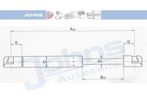 JOHNS 60 24 95-91 dujinė spyruoklė, bagažinė 
 Priedai -> Bagažinė/pakrovimo skyrius
7700 842 152