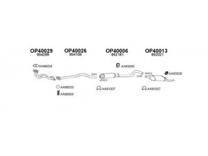 VENEPORTE 400087 išmetimo sistema 
 Išmetimo sistema -> Išmetimo sistema, visa