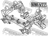 FEBEST MM-V77 montavimas, diferencialas 
 Ašies pavara -> Diferencialas
MR374569