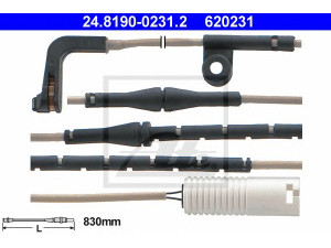 ATE 24.8190-0231.2 įspėjimo kontaktas, stabdžių trinkelių susidėvėjimas 
 Stabdžių sistema -> Susidėvėjimo indikatorius, stabdžių trinkelės
34 35 6 755 267, 34 35 6 778 038