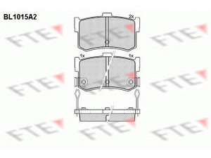 FTE BL1015A2 stabdžių trinkelių rinkinys, diskinis stabdys 
 Techninės priežiūros dalys -> Papildomas remontas
43022-SD4-000, 43022-SD4-010, 43022-SD4-020
