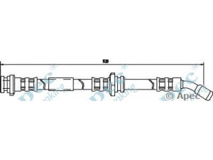APEC braking HOS3124 stabdžių žarnelė 
 Stabdžių sistema -> Stabdžių žarnelės
4621060Y00, 4621060Y10, 4621070Y00