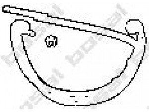 BOSAL 251-564 laikiklis, išmetimo sistema 
 Dviratė transporto priemonės -> Išmetimo sistema -> Atskiros surinkimo dalys -> Gnybtas
08932884, 8 52 681