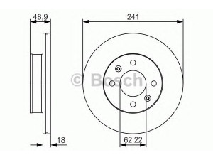 BOSCH 0 986 479 S04 stabdžių diskas 
 Dviratė transporto priemonės -> Stabdžių sistema -> Stabdžių diskai / priedai
51712 0X500, 51712 07500, 51712 0X500