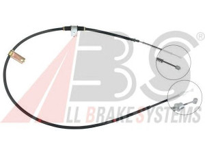 A.B.S. K14888 trosas, stovėjimo stabdys 
 Stabdžių sistema -> Valdymo svirtys/trosai
MB 858047