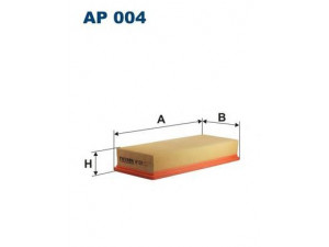 FILTRON AP004 oro filtras 
 Techninės priežiūros dalys -> Techninės priežiūros intervalai
150, 234, IIM234, 1444K8, 5005823