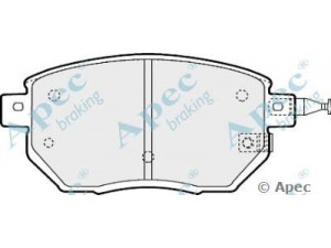 APEC braking PAD1364 stabdžių trinkelių rinkinys, diskinis stabdys 
 Techninės priežiūros dalys -> Papildomas remontas
41060CG00J, 41060CG091, 41060CA090